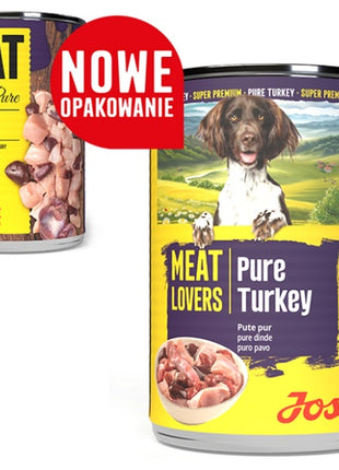 Josera Pies Meat Lovers Pure Indyk puszka 400g