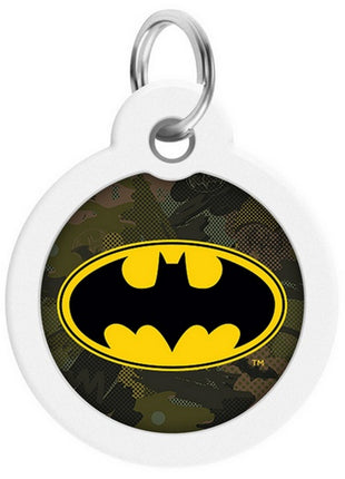 Collar WauDog Smart ID Zawieszka z QR-paszportem okrągła 3cm batman zielony