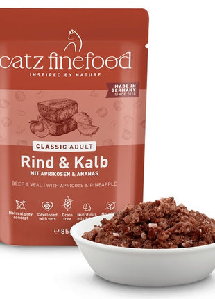 Catz Finefood Classic N.07 Wołowina i cielęcina saszetka 85g