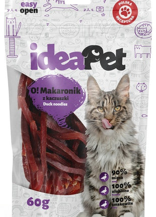 IdeaPet O! Kot Makaron z kaczki 60g
