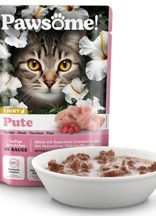 Pawsome Adult Light Pute - indyk saszetka 85g