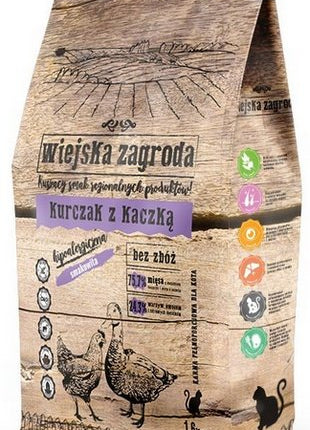 Wiejska Zagroda Kot - Kurczak z kaczką 1,6kg