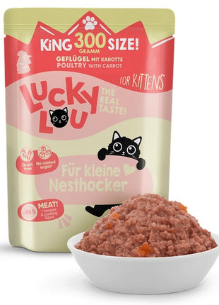Lucky Lou Lifestage Kitten Drób saszetka 300g