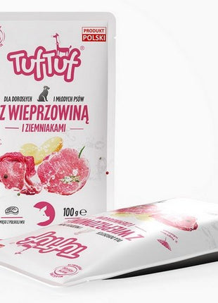 TUF TUF Wieprzowina z ziemniakami dla psa saszetka 100g