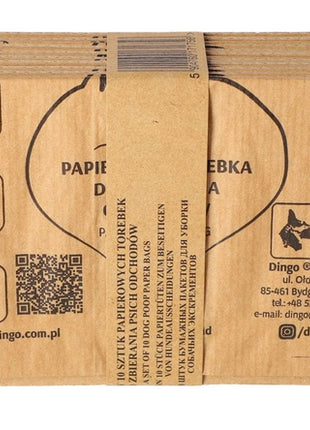 Dingo Papierowe torebki na odchody 10szt