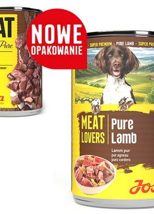 Josera Pies Meat Lovers Pure Jagnięcina puszka 400g
