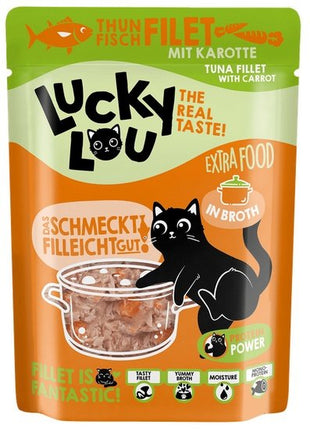Lucky Lou Extrafood Tuńczyk i marchewka w bulionie saszetka 70g
