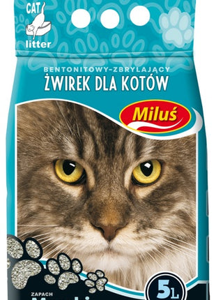 Miluś Morski żwir zbrylający bentonitowy 5L