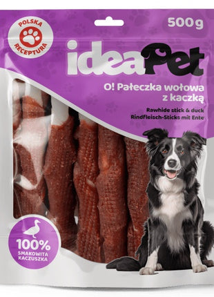 IdeaPet Pałeczka wołowa z kaczką 500g