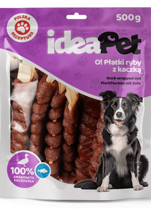 IdeaPet Płatki ryby z kaczką 500g