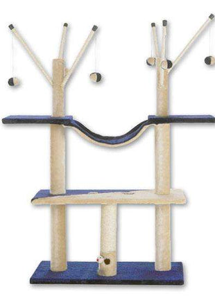Karlie TREND LINE Kratzbaum KITTY KIDZ 6 - Blau