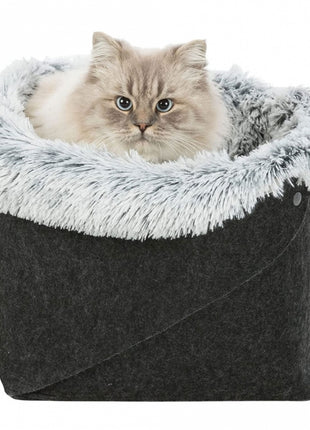 Trixie Katzenbett Harvey aus Filz und Plüsch