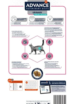 Advance Veterinary Diet Cat Urinary Sterilized Minder Calorieën