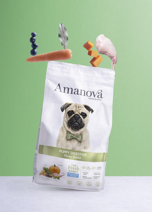Amanova Dog Puppy Digestive Divine Rabbit - królik 2kg