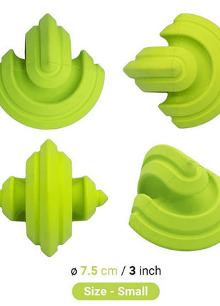 PetDreamHouse Zabawka gumowa Geo-Gem Rolly zielona