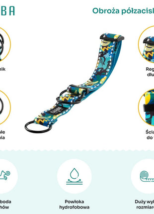 CHABA Obroża półzaciskowa Story III M Carnival