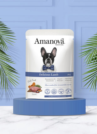 Amanova Dog Adult Delicious Lamb - jagnięcina saszetka 100g [P15]
