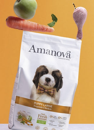Amanova Dog Puppy Large Exquisite Chicken - kurczak 12kg