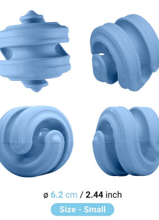 PetDreamHouse Zabawka gumowa Geo-Hex błękitna