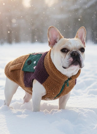 Zolux Ciepła bluza dla psa Bouclette R.45 jasnobrązowa