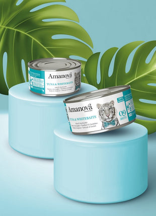 Amanova Cat Tuna & Whitebaits - tuńczyk i białoryby w bulionie puszka 70g [09]