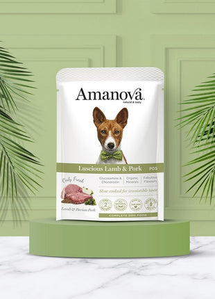 Amanova Dog Adult Luscious Lamb & Pork - jagnięcina i wieprzowina saszetka 300g [P05]