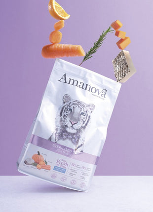 Amanova Cat Sterilised Fish Delicacy - biała ryba 4kg