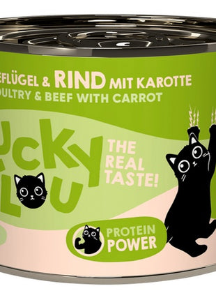 Lucky Lou Lifestage Kitten Drób i wołowina puszka 200g