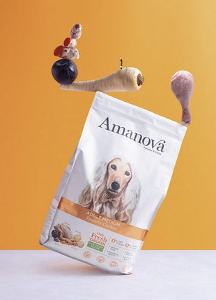 Amanova Dog Adult Medium Exquisite Chicken - kurczak 12kg