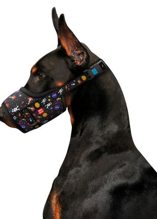 Collar WauDog Nylon Kaganiec, plastikowy fastex, wzór NASA, rozmiar 3 [25-34cm]