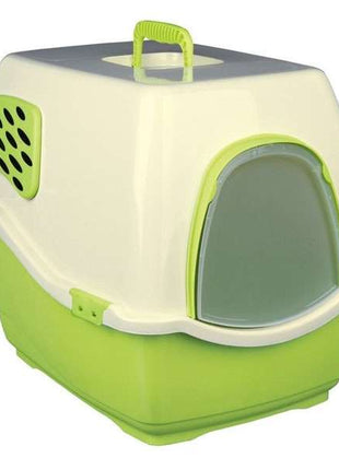 Trixie Katzentoilette Bill 1 F mit Haube und Filter - schwarz/creme