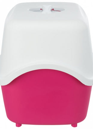 Trixie Katzentoilette Vico - pink/weiß