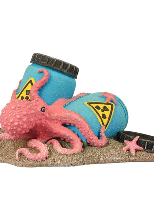 Aqua Della Radioaktive Fässer mit Oktopus