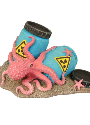 Aqua Della Radioaktive Fässer mit Oktopus