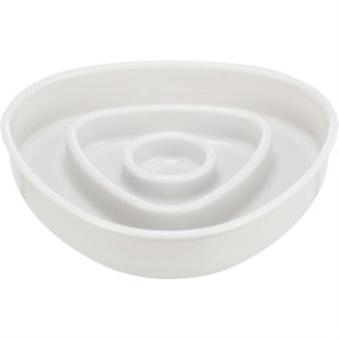 Trixie Voerbak Slowfeeding Kunststof / Tpr Grijs