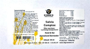 De Groene Os Salvia Complex Hond / Kat