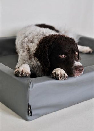 Bia Bed Kunstleer Hoes Hondenmand Grijs
