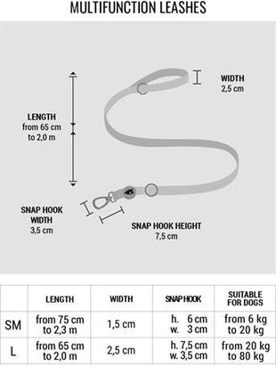 Morso Hondenriem Verstelbaar Gerecycled Pureness Zwart