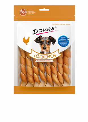 Dokas Dog Snack Löckchen mit Hühnerbrust 120g