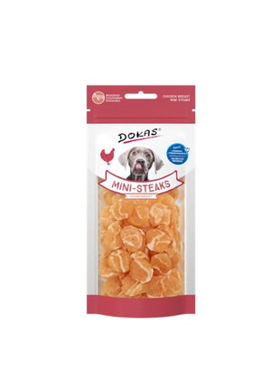 Dokas Dog Snack Mini Steaks Hühnerbrust 50g