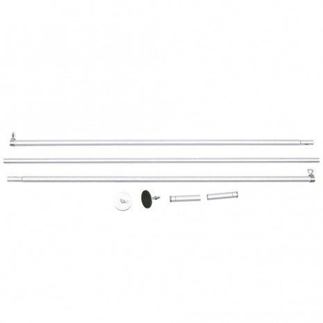 Trixie Netz-Spannstange, Aluminium, 1,28-3,25m
