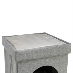 Trixie Kattenmand / Kattenhuis Kimy Soft 2 Verdiepingen Lichtgrijs