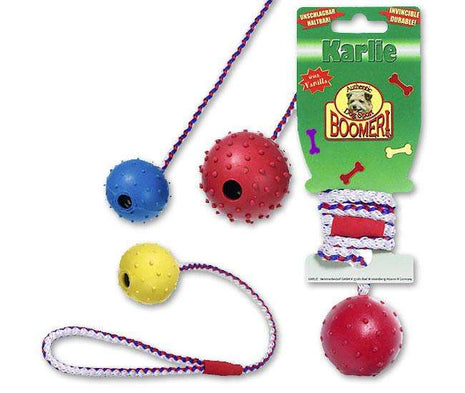 Karlie BOOMER Spielball mit Glocke und Seil