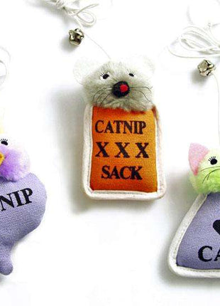 Karlie CATNIP-Leinensäckchen mit Mäusekopf