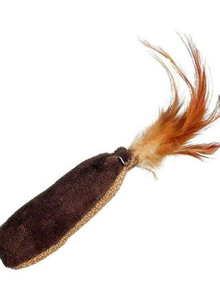 Karlie Flamingo Nature Cat Toy Stick mit Federn - 10 cm