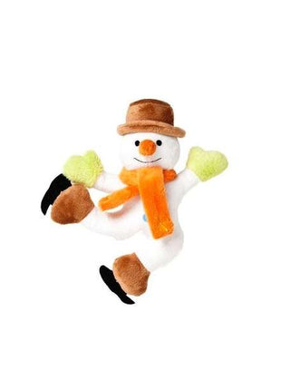 Karlie Plüschspielzeug Xmas Schneemann mit Squeeker - 20 cm