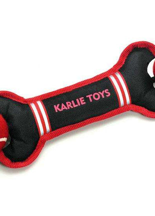 Karlie NYLON TOY PLUS Knochen mit 2 Tennisbällen