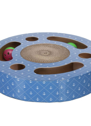 Trixie Kratztrommel aus Pappe mit Spielbällen