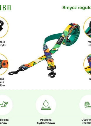 CHABA Smycz regulowana Story III M 20mm/260cm Jumbo