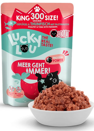 Lucky Lou Lifestage Adult Drób i tuńczyk saszetka 300g